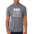 thumbnail image 1 of Wild Bobby,Dad The Man The Myth The Legend Best Daddy Father Gift, Father's Day, Men Premium Tri Blend Tees, Premium Heather, X-Large, 1 of 3