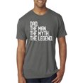 thumbnail image 1 of Wild Bobby, Dad The Man The Myth The Legend Father's Day Mens Premium Tri Blend Tee, Dark Heather, Large, 1 of 6