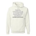 thumbnail image 1 of Wild Bobby,Dad You Are Always Right Unless Mom's Home, Funny Father's Day Father's Day Unisex Graphic Hoodie Sweatshirt, White, Small, 1 of 3