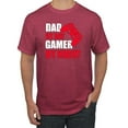 thumbnail image 1 of Wild Bobby,Dad by Day Gamer by Night Funny Gaming Dad Gift, Father's Day, Men Graphic Tees, Vintage Heather Red, Small, 1 of 3