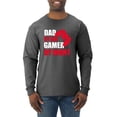 thumbnail image 1 of Wild Bobby,Dad by Day Gamer by Night Funny Gaming Dad Gift, Father's Day, Men Long Sleeve Shirt, Heather Black, X-Large, 1 of 3