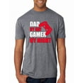 thumbnail image 1 of Wild Bobby,Dad by Day Gamer by Night Funny Gaming Dad Gift, Father's Day, Men Premium Tri Blend Tees, Premium Heather, Large, 1 of 3