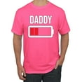 thumbnail image 1 of Wild Bobby, Daddy Battery, Father's Day, Men Graphic Tee, Neon Pink, 4X-Large, 1 of 4