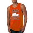 thumbnail image 1 of Wild Bobby,Daddy and Daughter Always Heart to Heart Daddys Girl Father Gift, Father's Day, Men Graphic Tank Top, Orange, 2XL, 1 of 3