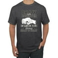 thumbnail image 1 of Wild Bobby,Daddy and Daughter Always Heart to Heart Daddys Girl Father Gift, Father's Day, Men Graphic Tees, Heather Black, 4XL, 1 of 3
