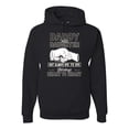 thumbnail image 1 of Wild Bobby,Daddy and Daughter Always Heart to Heart Daddys Girl Father Gift, Father's Day, Unisex Graphic Hoodie Sweatshirt, Black, 2XL, 1 of 3