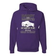 thumbnail image 1 of Wild Bobby,Daddy and Daughter Always Heart to Heart Daddys Girl Father Gift, Father's Day, Unisex Graphic Hoodie Sweatshirt, Purple, 2XL, 1 of 3