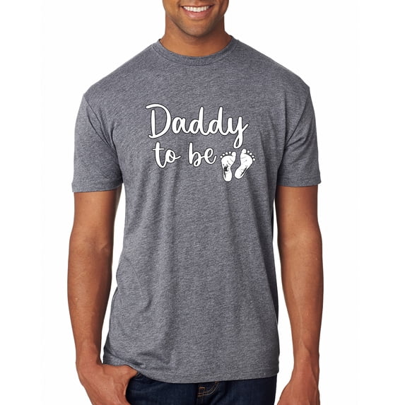 Wild Bobby, Daddy to Be Pregnancy Reveal Gift Parents to Be, Pop Culture, Men Premium Tri Blend Tee, Premium Heather, Small