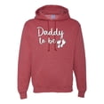 thumbnail image 1 of Wild Bobby, Daddy to Be Pregnancy Reveal Gift Parents to Be, Pop Culture, Unisex Graphic Hoodie Sweatshirt, Vintage Heather Red, X-Large, 1 of 3