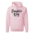 thumbnail image 1 of Wild Bobby, Daughter Of The King 2 Corinthians 6:18 Inspirational/Christian Unisex Graphic Hoodie Sweatshirt, Light Pink, Small, 1 of 5