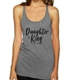 thumbnail image 1 of Wild Bobby Daughter Of The King 2 Corinthians 6:18 Inspirational/Christian Women Tri-Blend Racerback Tank Top, Premium Heather, Large, 1 of 5