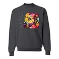 thumbnail image 1 of Wild Bobby Dean Russo A Dog Wags Its Tail With Its Heart Gratitude Pitbull Dog Lover Unisex Crewneck Graphic Sweatshirt, Charcoal, Medium, 1 of 5