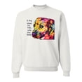 thumbnail image 1 of Wild Bobby Dean Russo A Dog Wags Its Tail With Its Heart Gratitude Pitbull Dog Lover Unisex Crewneck Graphic Sweatshirt, White, XX-Large, 1 of 5