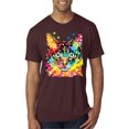 thumbnail image 1 of Wild Bobby Dean Russo Colorful Blue Eyes Cat Cat Lover Men Premium Tri Blend Tee, Cardinal, Small, 1 of 5