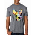 thumbnail image 1 of Wild Bobby Dean Russo Colorful Chihuahua Dog Lover Men Premium Tri Blend Tee, Premium Heather, Medium, 1 of 5