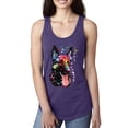 thumbnail image 1 of Wild Bobby Dean Russo German Shepherd Dog Lover Women Racerback Tank Top, Purple Rush, Medium, 1 of 5