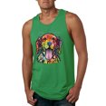 thumbnail image 1 of Wild Bobby Dean Russo Golden Retriever Is Love Dog Is Love Dog Lover Men Graphic Tank Top, Kelly, X-Large, 1 of 5
