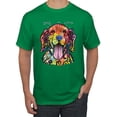 thumbnail image 1 of Wild Bobby Dean Russo Golden Retriever Is Love Dog Is Love Dog Lover Men Graphic Tee, Kelly, 3X-Large, 1 of 5