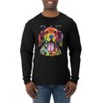 thumbnail image 1 of Wild Bobby Dean Russo Golden Retriever Is Love Dog Is Love Dog Lover Men Long Sleeve Shirt, Black, Small, 1 of 5