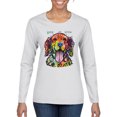 thumbnail image 1 of Wild Bobby Dean Russo Golden Retriever Is Love Dog Is Love Dog Lover Women Graphic Long Sleeve Tee, White, Medium, 1 of 5