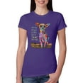 thumbnail image 1 of Dean Russo In My Mind Dog Lover Womens Slim Fit Junior Tee, Purple Rush, Small, 1 of 6