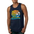 thumbnail image 1 of Wild Bobby,Del Boca Vista Seinfeld Retirement Community, Streetwear, Men Graphic Tank Top, Navy, Large, 1 of 4