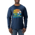 thumbnail image 1 of Wild Bobby,Del Boca Vista Seinfeld Retirement Community, Streetwear, Men Long Sleeve Shirt, Vintage Heather Navy, 3X-Large, 1 of 4