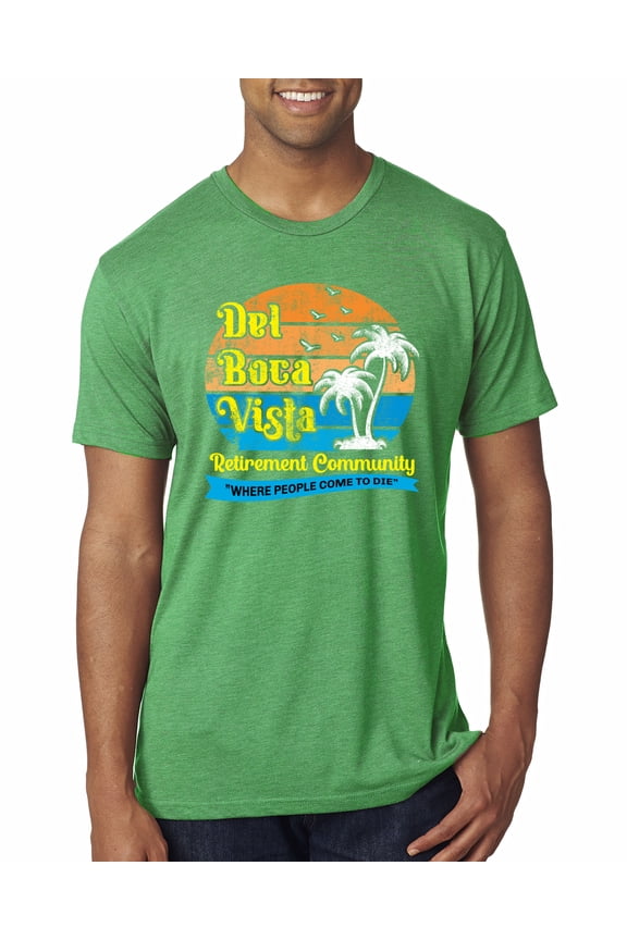 ,Del Boca Vista Seinfeld Retirement Community, Streetwear, Men Premium Tri Blend Tee, Envy, Medium