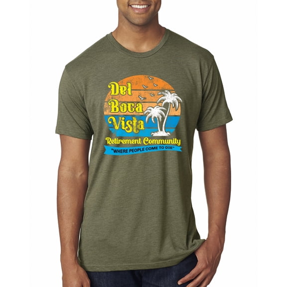 Wild Bobby,Del Boca Vista Seinfeld Retirement Community, Streetwear, Men Premium Tri Blend Tee, Military Green, X-Large