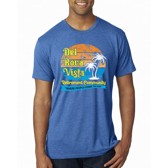 Wild Bobby,Del Boca Vista Seinfeld Retirement Community, Streetwear, Men Premium Tri Blend Tee, Vintage Royal, X-Large