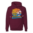 thumbnail image 1 of Wild Bobby, Del Boca Vista Seinfeld Retirement Community, Streetwear, Unisex Graphic Hoodie Sweatshirt, Maroon, Medium, 1 of 4