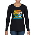 thumbnail image 1 of Wild Bobby,Del Boca Vista Seinfeld Retirement Community, Streetwear, Women Graphic Long Sleeve Tee, Black, Small, 1 of 4