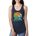 thumbnail image 1 of Wild Bobby,Del Boca Vista Seinfeld Retirement Community, Streetwear, Women Racerback Tank Top, Navy, Medium, 1 of 4