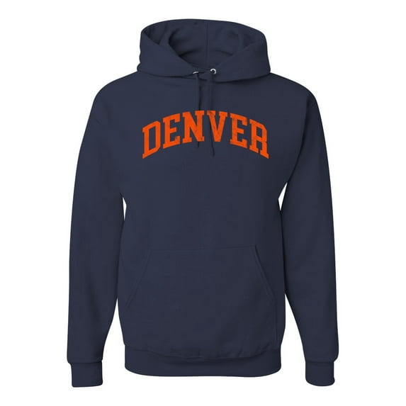 Wild Bobby Denver DEN American Football Cities | Classic Varsity College Style Fantasy Fan, Trendy Team Streetwear Sports Unisex Hoodie Sweatshirt