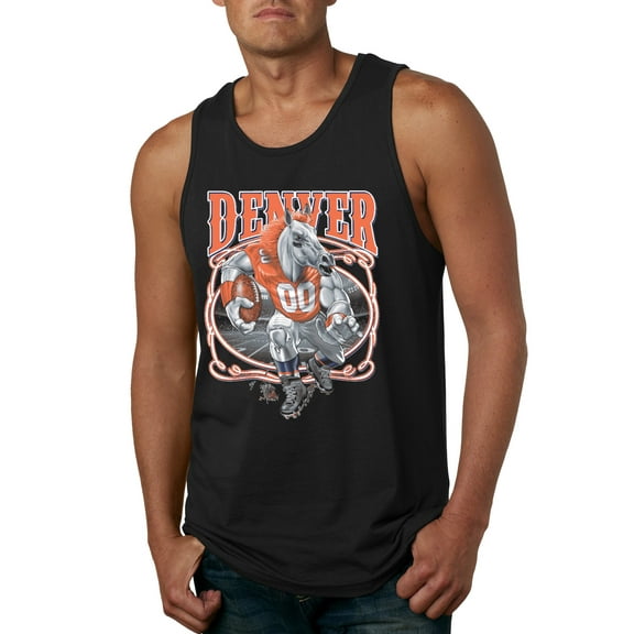 Wild Bobby, Denver Fan | DEN Fantasy Football ,Sports, Men Graphic Tank Top, Black, Small