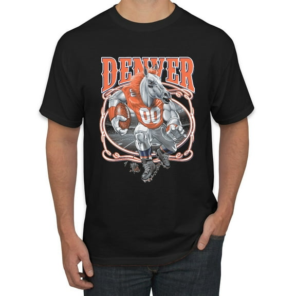 Wild Bobby, Denver Fan | DEN Fantasy Football ,Sports, Men Graphic Tee, Black, Small