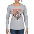 thumbnail image 1 of Wild Bobby, Denver Fan | DEN Fantasy Football ,Sports, Women Graphic Long Sleeve Tee, Heather Grey, Large, 1 of 4