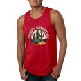 thumbnail image 1 of Wild Bobby Desert Adventure Cactus Nature Lover Men Tank Top, Red, XX-Large, 1 of 1