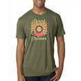thumbnail image 1 of Wild Bobby Desert Dreams Sunset Nature Lover Men Premium Tri Blend Tee, Military Green, Large, 1 of 1