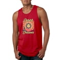 thumbnail image 1 of Wild Bobby Desert Dreams Sunset Nature Lover Men Tank Top, Red, Large, 1 of 1