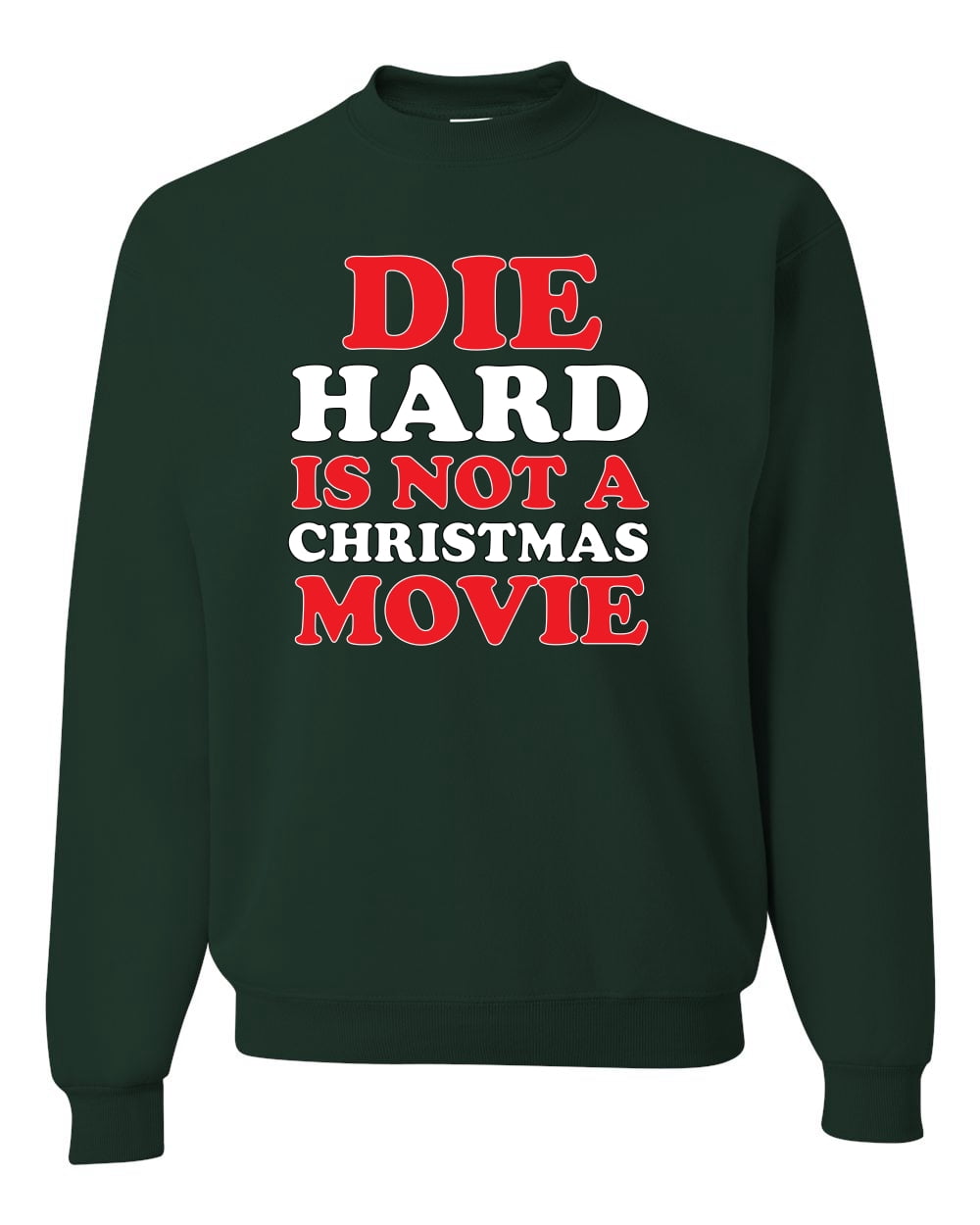 Wild Bobby 'The Struggle Is Real' Christmas Sweatshirt - Unisex Graphic Crewneck, Ugly Holiday Sweater