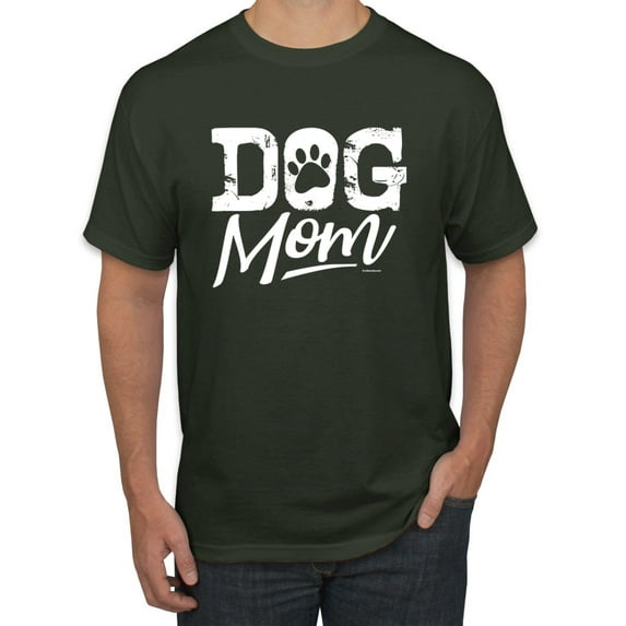 Wild Bobby Dog Mom Dog Lover Men Graphic Tee Forest Green 4X-Large