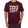 thumbnail image 1 of Wild Bobby Dog Mom Dog Lover Men Graphic Tee Maroon X-Large, 1 of 5