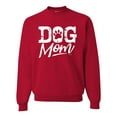thumbnail image 1 of Wild Bobby Dog Mom Dog Lover Unisex Crewneck Graphic Sweatshirt Red Small, 1 of 5