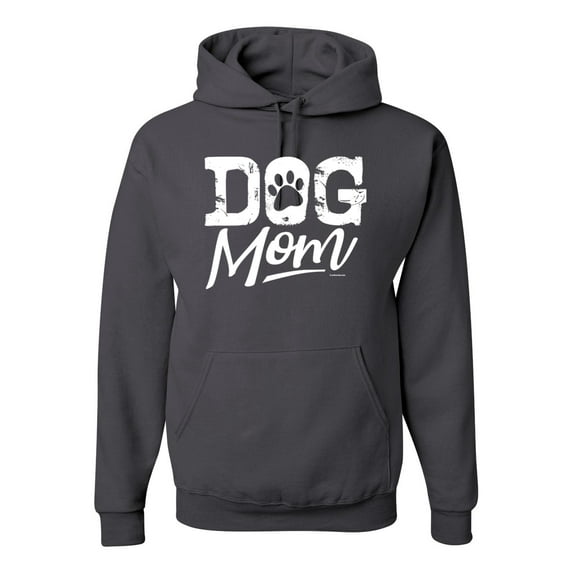 Wild Bobby Dog Mom Dog Lover Unisex Graphic Hoodie Sweatshirt Charcoal X-Large