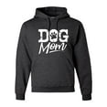 thumbnail image 1 of Wild Bobby Dog Mom Dog Lover Unisex Graphic Hoodie Sweatshirt Heather Black X-Large, 1 of 5