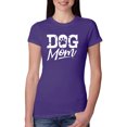 thumbnail image 1 of Wild Bobby Dog Mom Dog Lover Women Slim Fit Junior Tee Purple Rush Small, 1 of 5