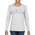 thumbnail image 1 of Wild Bobby Don't Let Friends ALone Awareness Breast Cancer Awareness Women Graphic Long Sleeve T-Shirt, White, X-Large, 1 of 6