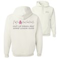 thumbnail image 1 of Wild Bobby, Donâ€™t Let Friends Fight Breast Cancer ALone, Breast Cancer Awareness, Front and Back Unisex Graphic Hoodie Sweatshirt, White, 3X-Large, 1 of 4