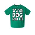 thumbnail image 1 of Wild Bobby Don't Look At Me the Dog Did It Toddler Crew Graphic T-Shirt, 1 of 6